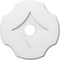 Ekena Millwork Percival Architectural Grade PVC Ceiling Medallion, 16"OD x 3"ID x 5 1/2"C x 1"P, One-Piece CMP16PL-03000 - alternate 1